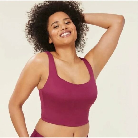 NWT Andie‎ Plum Purple The Siren Swim Tank Size Medium - Picture 1 of 5